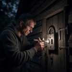 Замок - неприметный страж дома