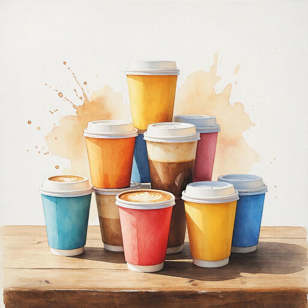Заказать бумажные стаканы для кофе с логотипом: от утилитарной тары к инструменту брендинга